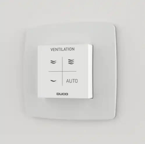 Duco - CO²-ruimtesensor met bediening RF / Wired wit Hete Deal