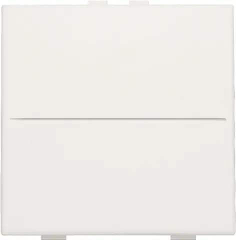 Niko - afwerkingsset - draadloze schakelaar/drukknop met 2 bedieningsknoppen - white - 101-00001 Gecertificeerd