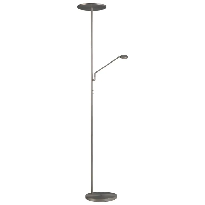 Masterlight - Staande uplighter Denia 2 met leeslampje Koop Vandaag