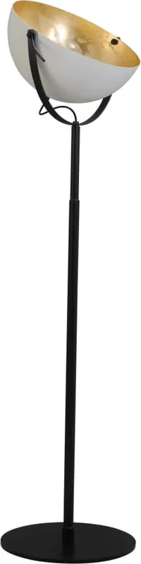 Tijdelijk Beschikbaar Masterlight - Landelijke vloerlamp Larino 50 175cm zwart met wit en goud