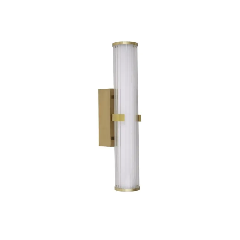 Korting Searchlight - Badkamer wandlamp Clamp 43cm goud