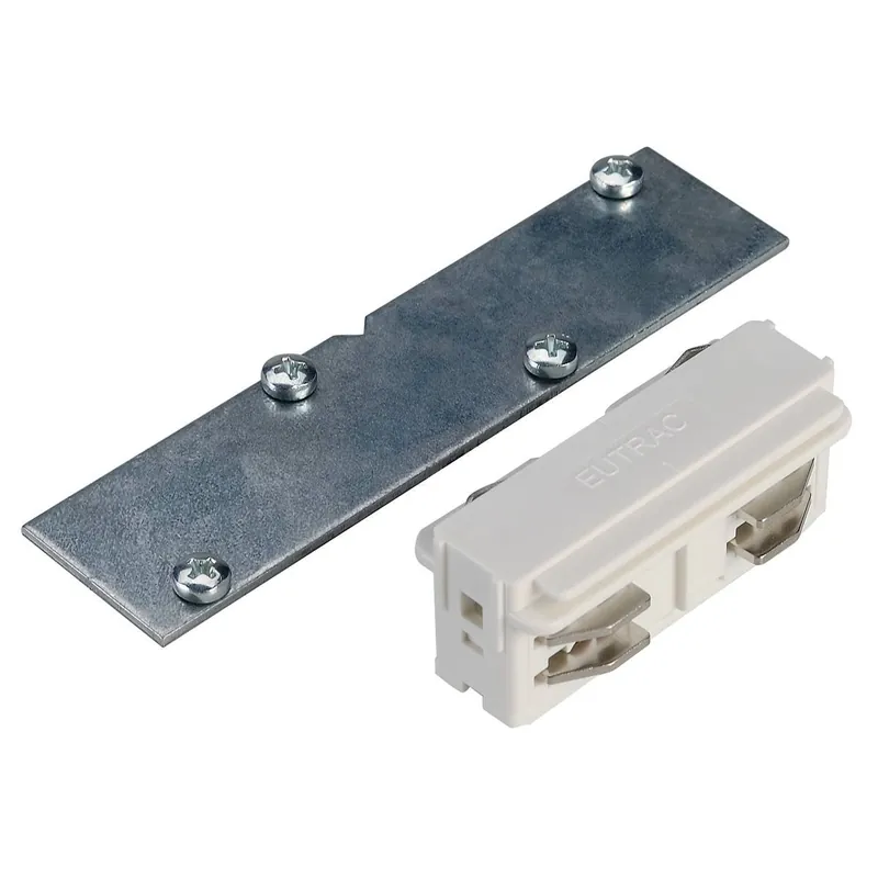 SLV - Witte Connector 3-Fase met montageplaat Actieprijs