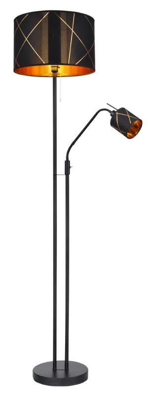 Direct Beschikbaar Globo - Design staande lamp Bemmo met leeslamp
