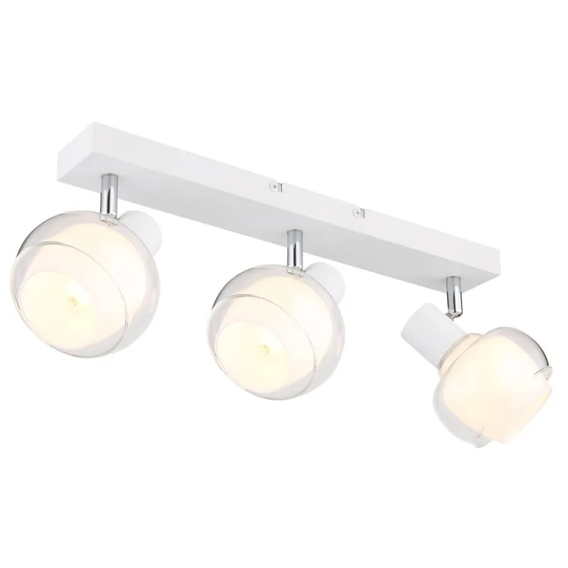 Bestseller Globo - Witte plafondlamp Tokki 3-lichts