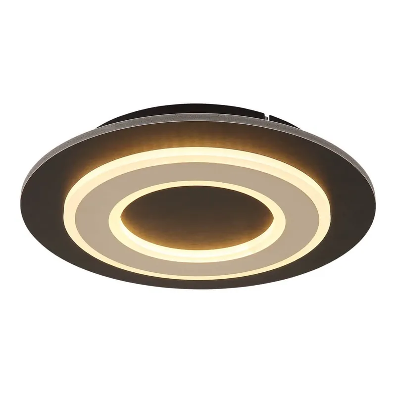 Goedkoop Globo - Plafondlamp Jayden Ø 32cm zwart