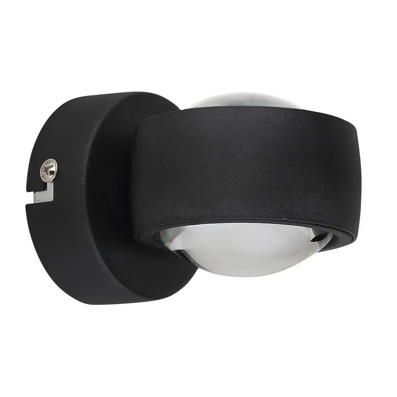 Voordeelprijs Globo - Zwarte wandlamp Randi design