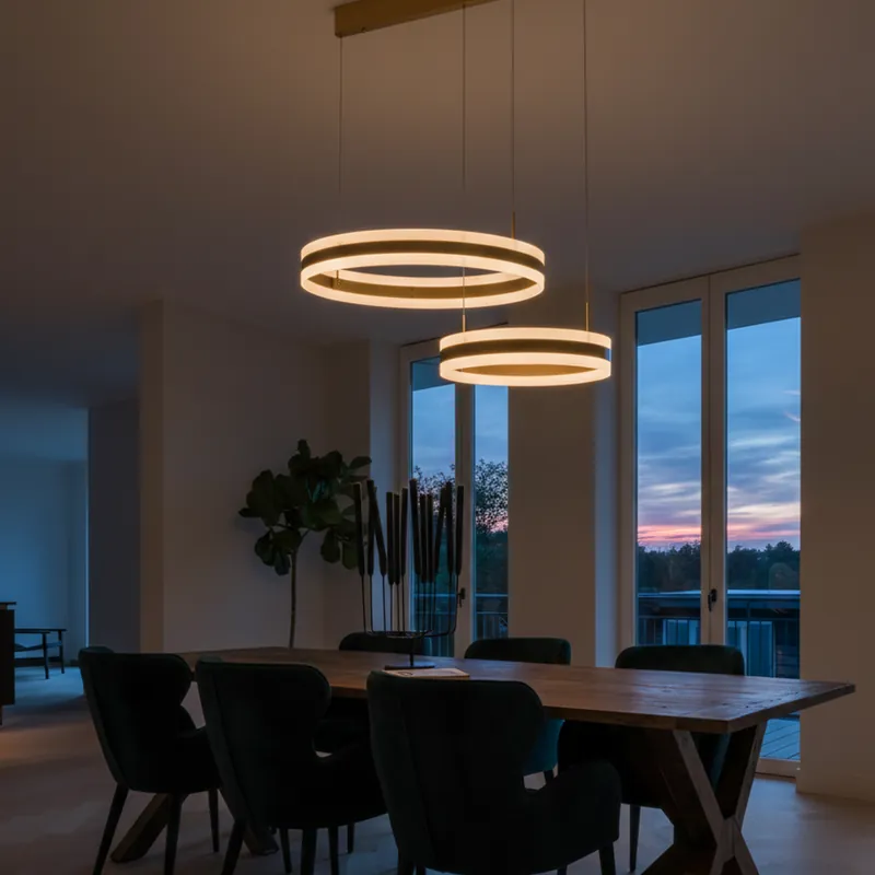 Nu Kopen Lyora - Hanglamp Agos goud design