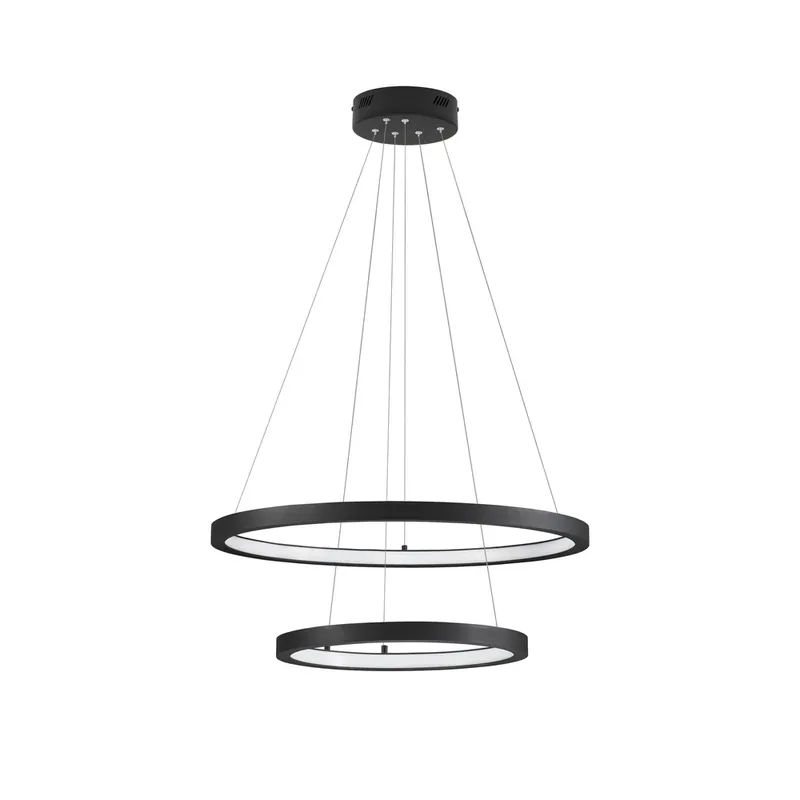 Weekendaanbieding Lyora - Zwarte hanglamp Empatia design dubbel