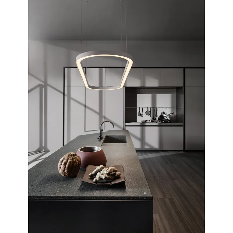 Beste Prijs Lyora - Ovale hanglamp Cuppe wit