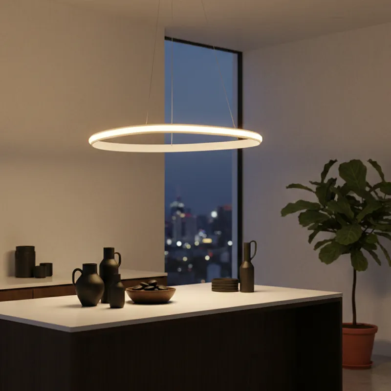 Finale Uitverkoop Lyora - Design hanglamp Aries zwart Ø 74cm