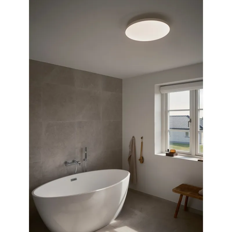Superprijs Nordlux - Slanke plafonnière Serenova 41 led - wit