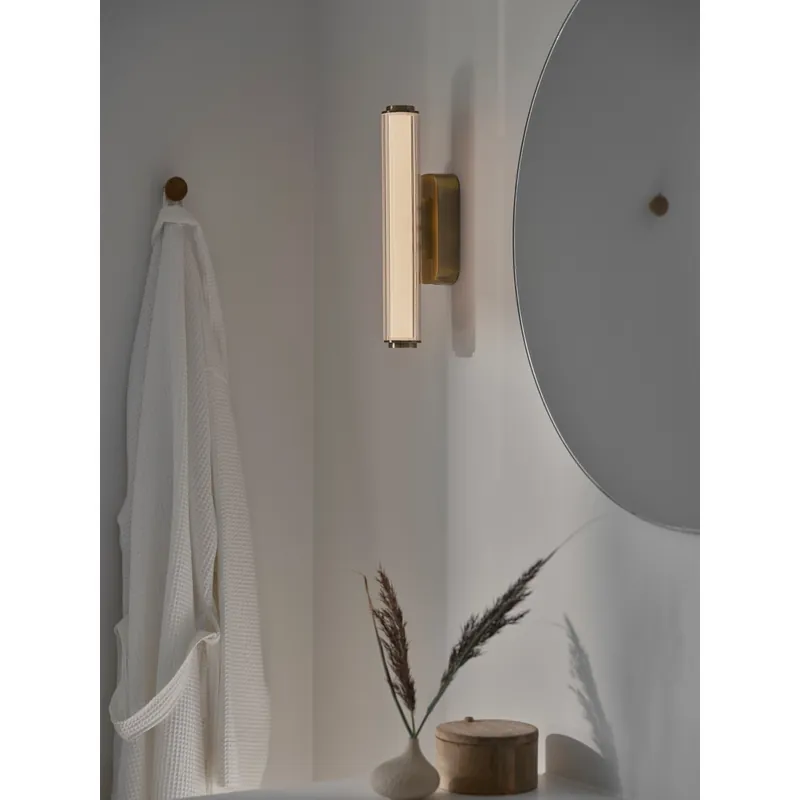 Uitverkoop Nordlux - Badkamer wandlamp Virelle 32 messing