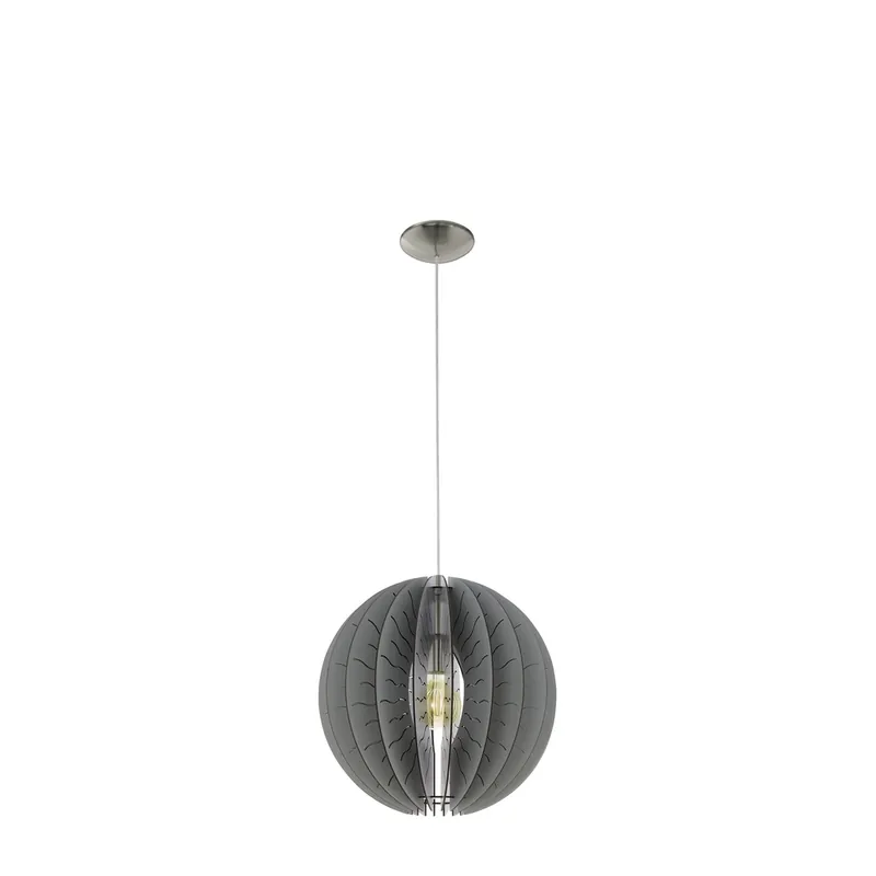 Finale Uitverkoop Eglo - Moderne hanglamp Fabessa nikkel