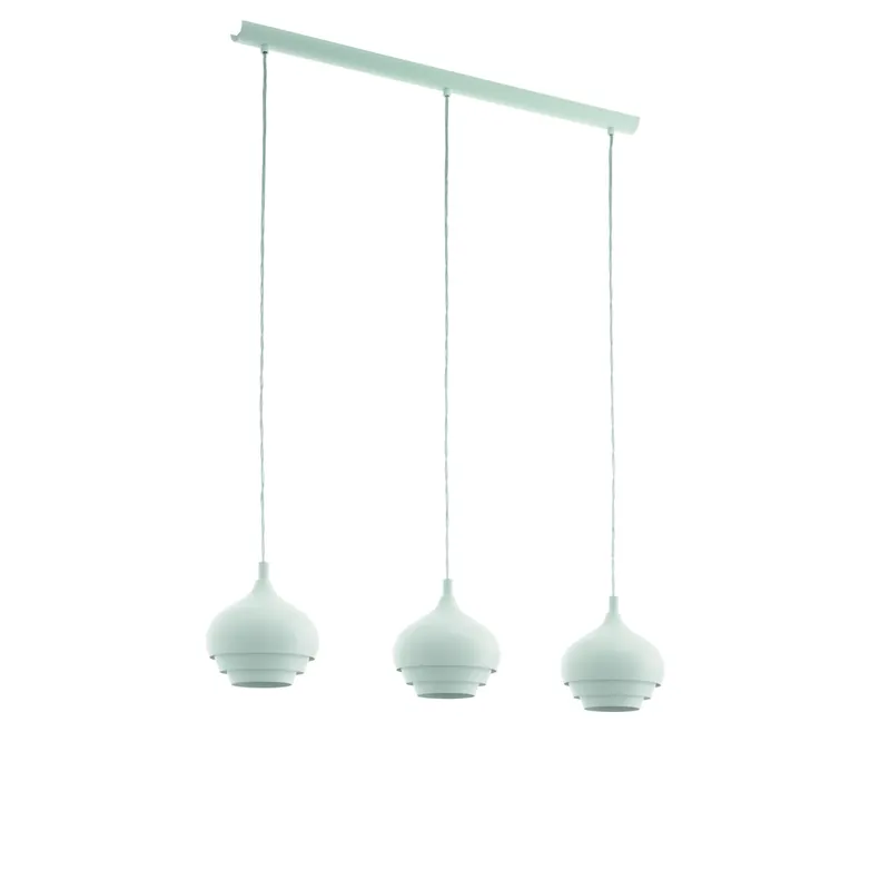 Must-Have Eglo - 3-lichts hanglamp Camborne wit