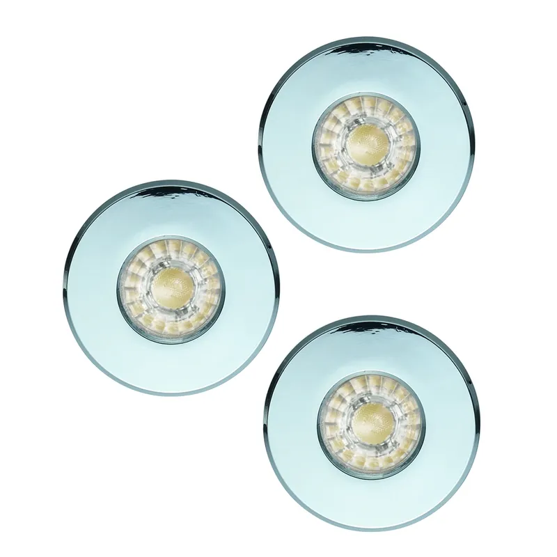 Eglo - Set van 3 inbouwspots Igoa chroom Fabrieksprijs