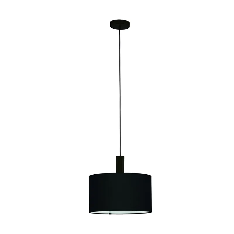 Beperkt Aanbod Eglo - Hanglamp Amani zwart Ø 38cm
