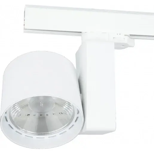 Lumiko Trackspot railspot 30° symm 2700K 0 - 2800lm 107x148mm faseafsnijding dimbaar 21-40° - Mediumstralend Stroomrailadapter wit 868169 Alleen Vandaag