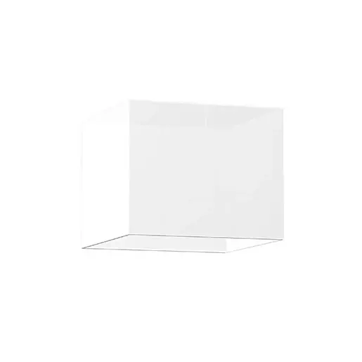 RZB Toledo Flatliner afscherming stof chintz direct/indirect Scherm Symmetrisch Wit 982312.002 Weekendaanbieding