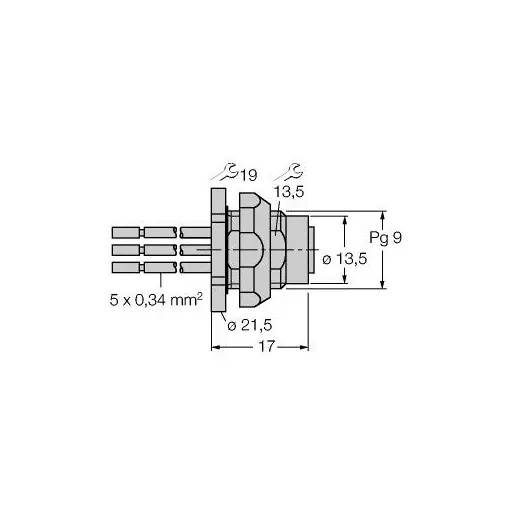 Turck ACCESSORIES FOR FIELDBUS SYSTEMS MOUNTING FLANGE Nu Kopen