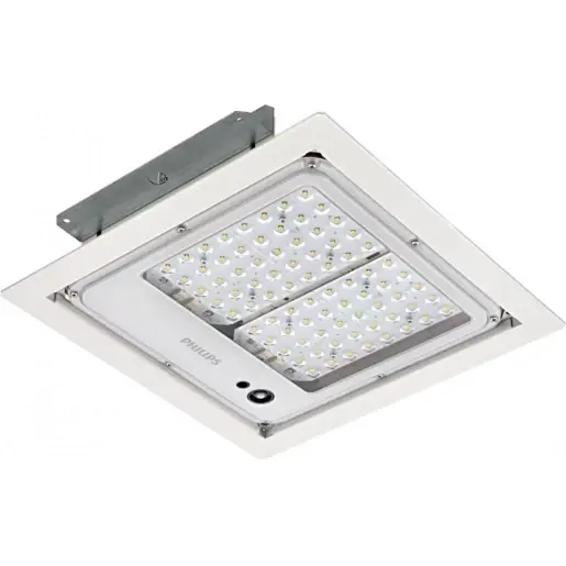 Philips Mini 300 BBP333 LED opbouwarmatuur 5700K 11570lm 335x335mm DALI Dimbaar bewegingssensor lichtsensor 21-40° Schroefklem IP66 wit 8718699819408 Betrouwbaar