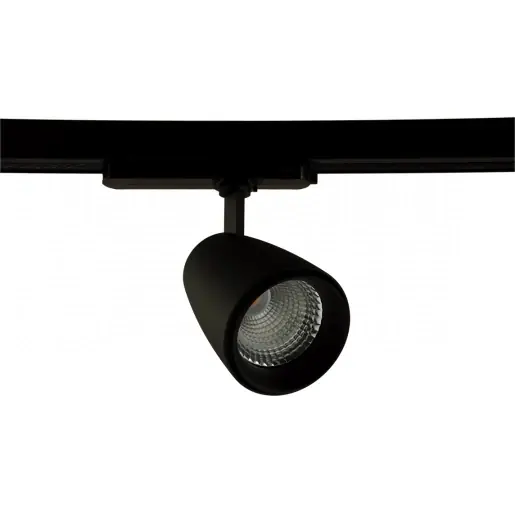 Fabrieksprijs Macbright Valk LED railspot 830 nd 3-fase 36° symm 3000K 1977lm 179mm 21-40° - Mediumstralend zwart 8717696149129