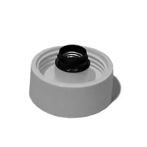 Corodex E27 schroefrand Ø109mm Vrijstr Schroefklem wit 2230645WI Direct Verzonden