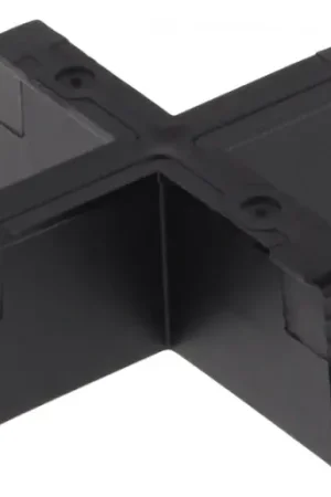 Wiska Inzetframe conmaxx kabeldoorvoer kruis zwart RAL 9005 550810 Betaalbaar