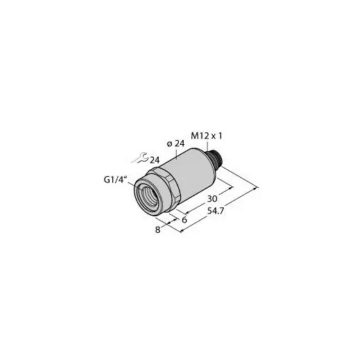 Turck PRESSURE TRANSMITTER WITH VOLTAGE OUTPUT (3-WIRE) Exclusieve Aanbieding