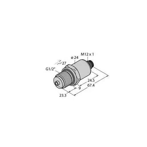 Turck PRESSURE TRANSMITTER WITH VOLTAGE OUTPUT (3-WIRE) Laatste Versie