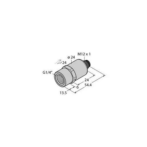 Direct Verzonden Turck PRESSURE TRANSMITTER WITH CURRENT OUTPUT (2-WIRE)
