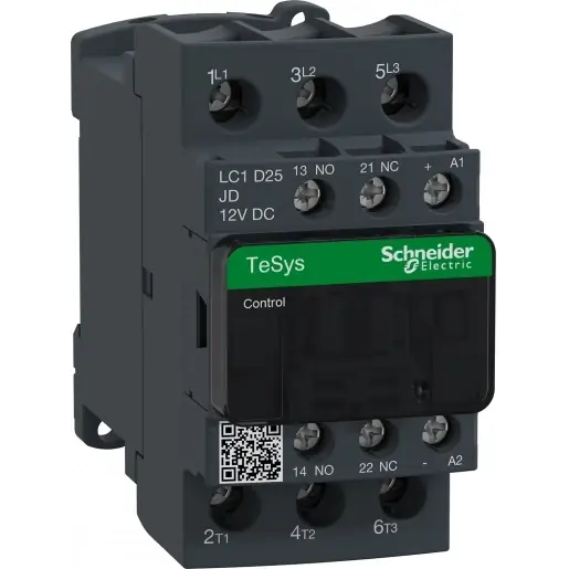 Dagaanbieding Schneider Electric Tesys Magneetschakelaar DC 11kw 25A AC3 Schroefaansluiting 3cont