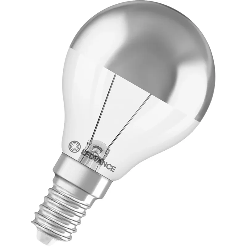 Ledvance LED CLASSIC P MIRROR COB DIM P 3.4W 827 MIRROR SILVER E14 Finale Uitverkoop