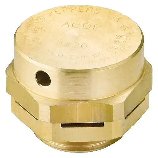 Weidmuller Ex pressure compensating element M 20 10 mm Brass Qty. 1 ST Aanbieding