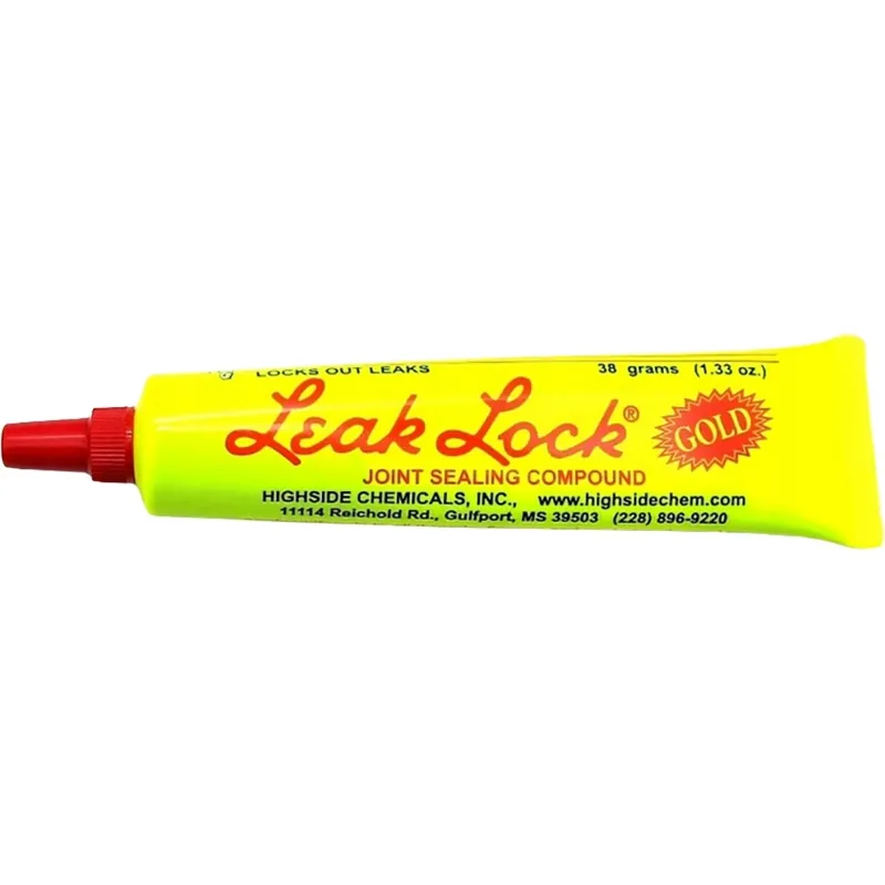 Gecertificeerd Leak lock Gold HVAC/R blijvend elastische pakking en draadafdichting 40ml met teflon PTFE