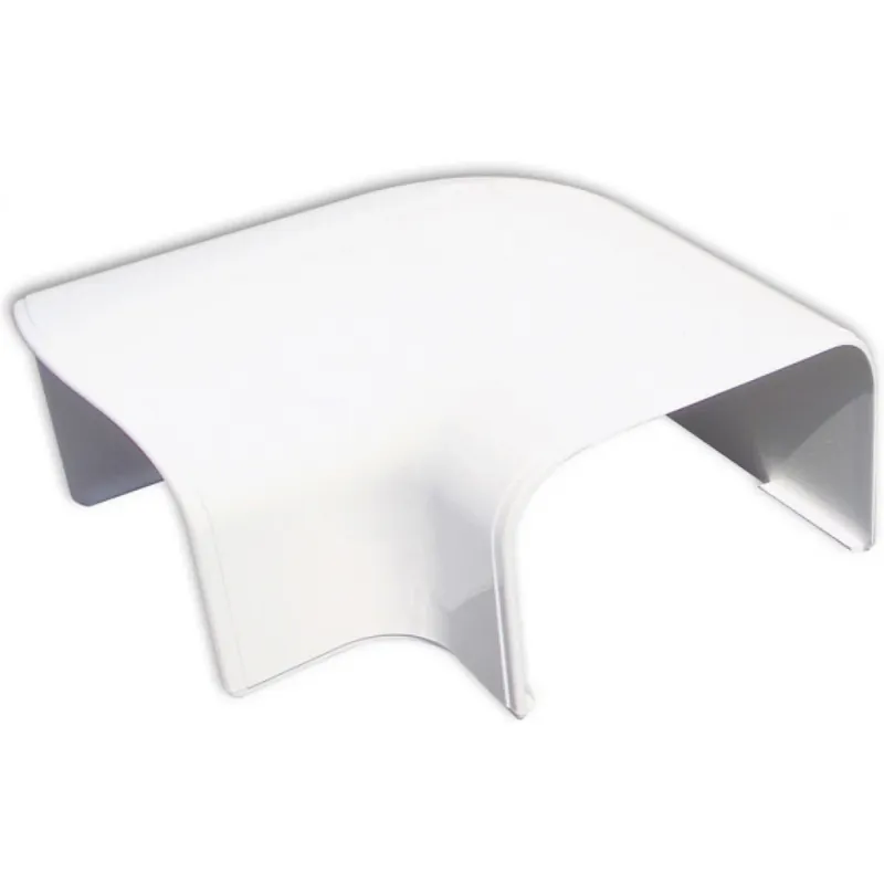 Tecnosystemi Platte bocht 90gr. CP75-OPT wit (RAL9010) Favoriet