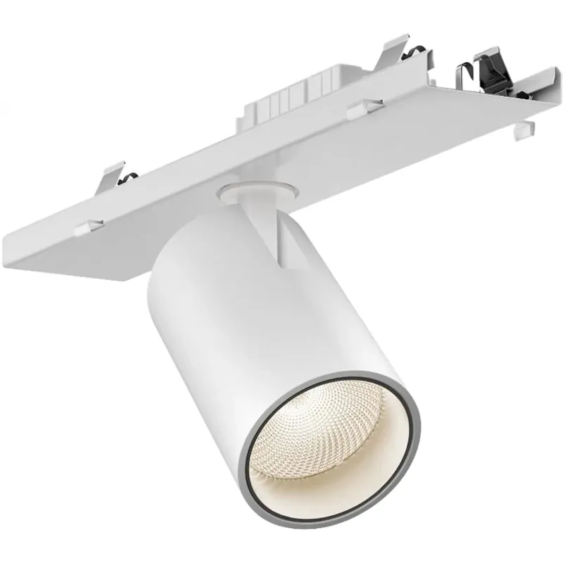 Trilux 7651 Lenty Plus Spot projector lens symm 3500K 2605lm 368x84mm Steekklem wit 8329840 Express Levering