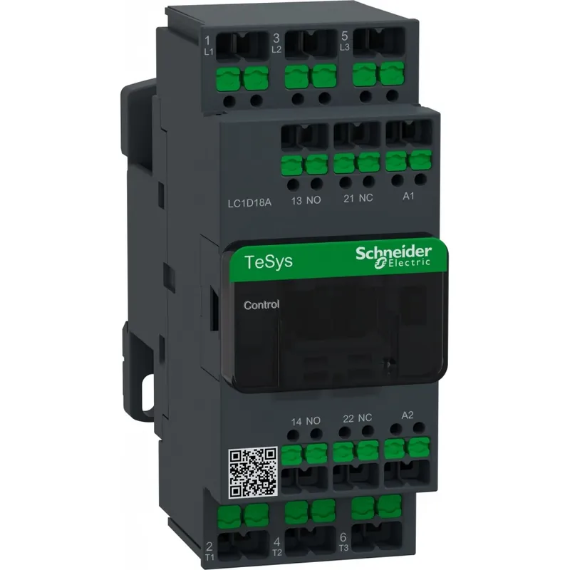 Schneider Electric Contactor TeSys Deca 18A 440V 3P AC3 Spoel 208V AC snap-in Seizoensaanbieding