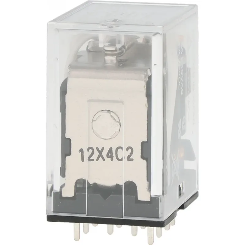Omron Miniatuur relais; 12VDC 4x wissel 3A printmontage Lage Prijs