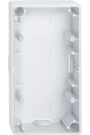 Merkproduct Merten Behuizing voor opbouwmontage 2 stellen actief wit glanzend M-SMART