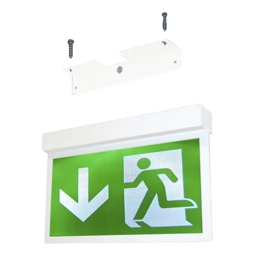 Seizoensaanbieding Normalux Ecolight Bevestiging Wandbeugel Kunststof 250x30x35mm Wit X-SBF-4