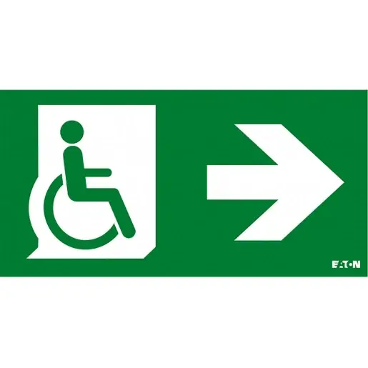 Eaton Blessing FlexiTech inlegpictogram rolstoel iso a Inlegvel/-plaat rechts FT3EWEC-PICTO-DMR Betrouwbaar