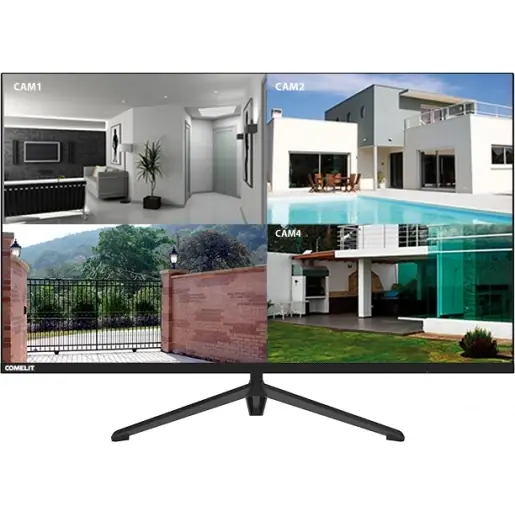 Comelit LED-Monitor 32 4K Pro versie Op = Op