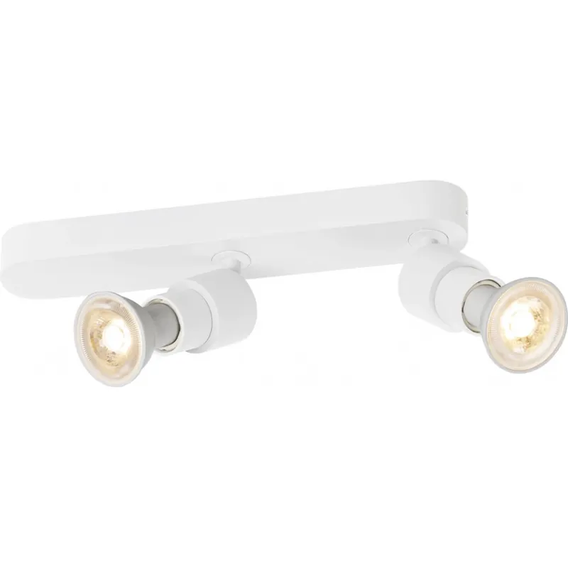SLV Puri 2.0 Basic GU10 opbouwspot double retrofit 258x42mm wit 1008232 Dagaanbieding
