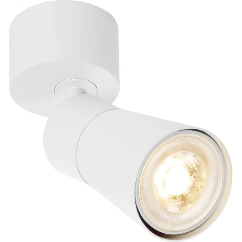 SLV Puri 2.0 Cone GU10 opbouwspot single retrofit 55x55mm Ø55mm wit 1008290 Favoriet