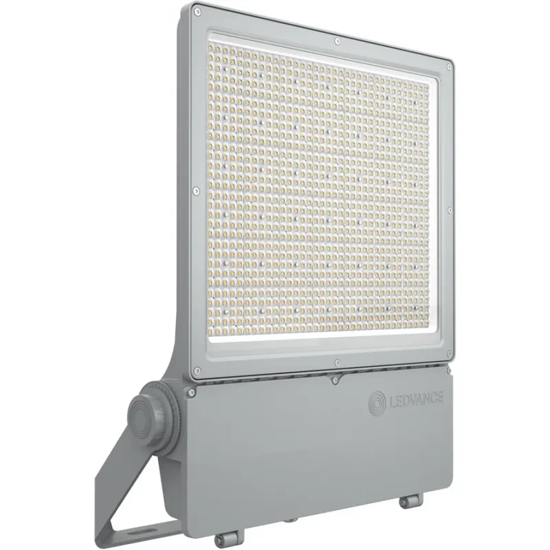 Ledvance Performance Flex schijnwerper asym 4000K 70000lm 755x538mm DALI DALI-2 dimbaar 41-80° - Breedstralend Steekklem IP66 grijs 4099854374111 Betrouwbaar