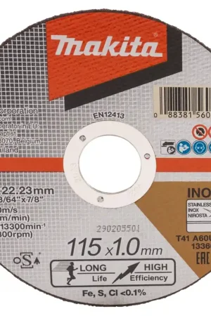 Makita Doorslijpschijf RVS Weekendaanbieding