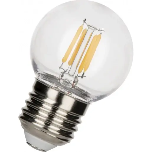 Bailey E27 led-lamp filament 827 2700K 320lm P45 70mm 320° 220 - 240V Helder glas wit 144947 Tijdelijk Beschikbaar