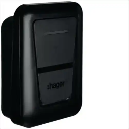 HAGER XVL122S WITTY PLUS LAADSTATION SOCKET Weekendaanbieding