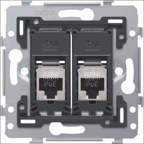 NIKO 170-79267 INBOUWR 2V RJ45 STP CAT6 POE Korting
