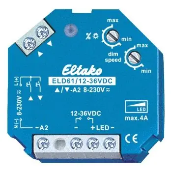 Finale Uitverkoop Eltako ELD61 - Dimmer ELD61/12-36V DC